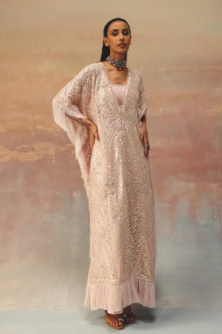 Pink Kaftan Set for Indian Festive Wear by Twenty Nine