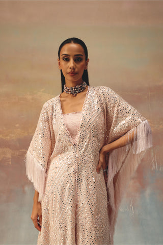 Pink Kaftan Set for Indian Festive Wear by Twenty Nine
