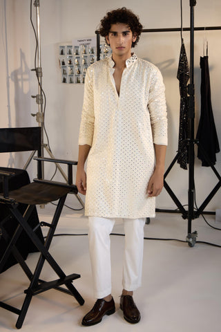 Kurta for Indian Weddings – Beige Boot Straight by Twenty Nine