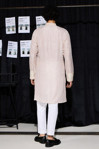 Kurta Set for Indian Weddings – Pink Bandhani by Twenty Nine