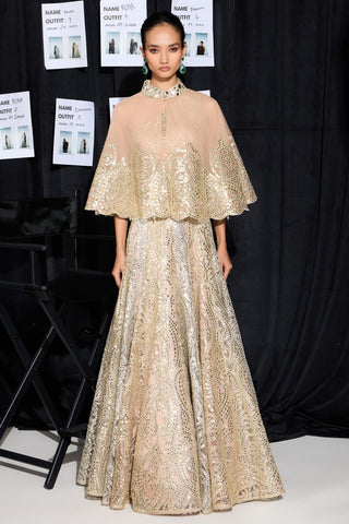 Lehenga Set for Indian Weddings – Multicolor Mirror Work by Twenty Nine