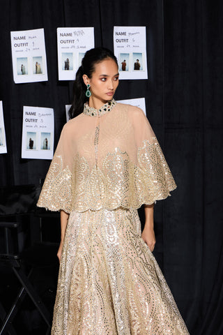 Lehenga Set for Indian Weddings – Multicolor Mirror Work by Twenty Nine