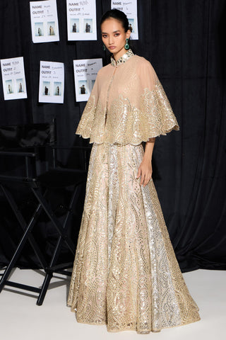 Lehenga Set for Indian Weddings – Multicolor Mirror Work by Twenty Nine