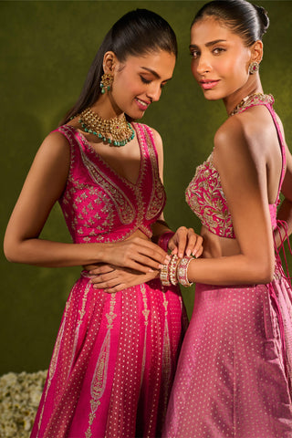 Lehenga Set Indian Wedding Pink Inara Lehenga by Chamee & Palak