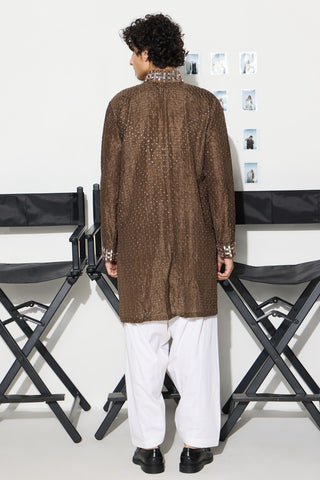 Kurta for Indian Weddings – Green Bandhani Pathani by Twenty Nine