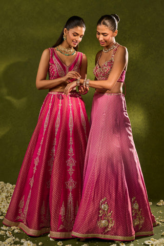Lehenga Set Indian Wedding Pink Inara Lehenga by Chamee & Palak