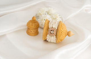 Bracelet Pastel Wear - White Koshi Pearl Bracelet by Putstyle