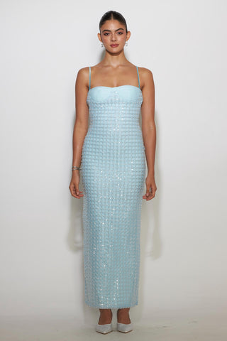 Dress Glamour Wear - Blue Amelia Dress by self-cntrd