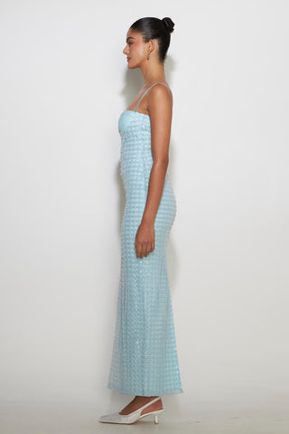 Dress Glamour Wear - Blue Amelia Dress by self-cntrd
