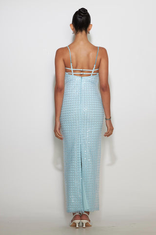 Dress Glamour Wear - Blue Amelia Dress by self-cntrd