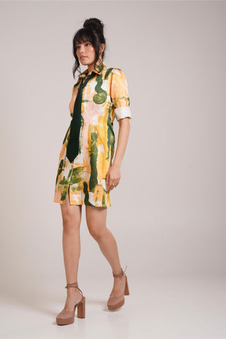 Multicolor chaya ceri blazer dress