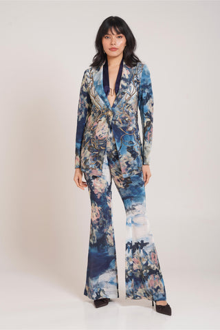 Multicolor Chaya Nuri Blazer Set – Daytime Affair Smart Blazer Set by Advait