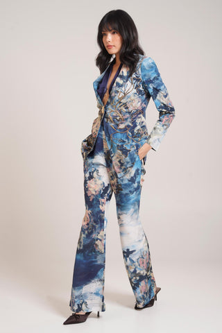 Multicolor Chaya Nuri Blazer Set – Daytime Affair Smart Blazer Set by Advait