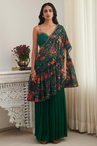 Gharara set for women for Indian Wedding – Pragan dinchariya gharara set by Shasha Gaba