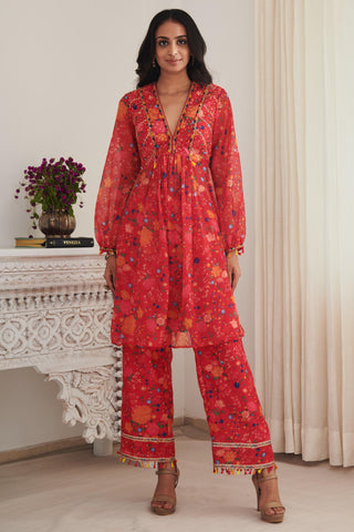 Kurta set for women for Indian Wedding – Kesh dinchariya kurta set by Shasha Gaba