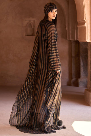 Black asht seher kaftan