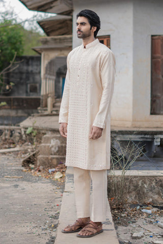 Pink chandresh kurta set