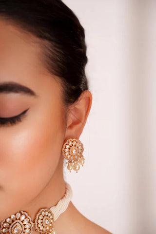 Choker Set for Festive – Gold Prayani Kundan Choker Set by Zevar by Geeta