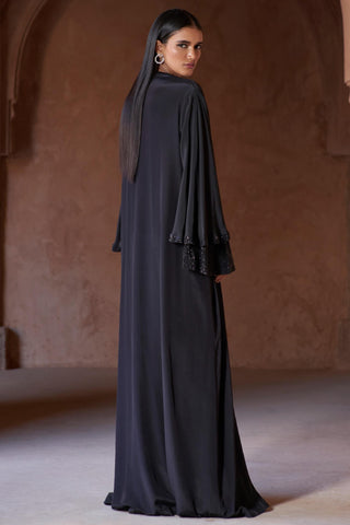 Black zafirah seher abaya set