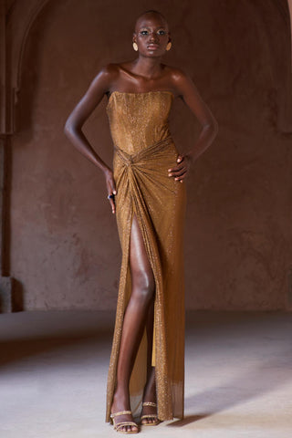 Gold marha seher gown