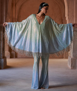 Green yumna seher co-ord set