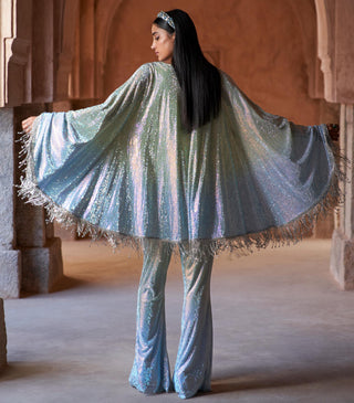 Green yumna seher co-ord set