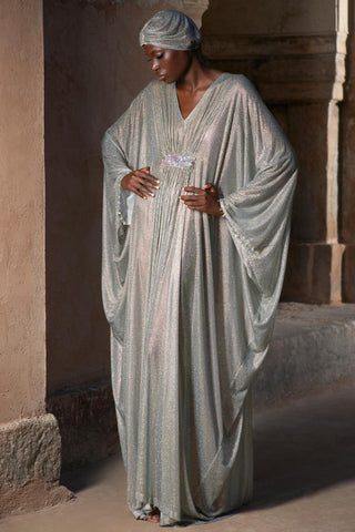 Silver zaynab seher kaftan