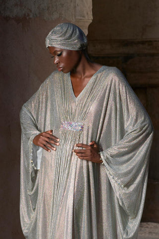 Silver zaynab seher kaftan