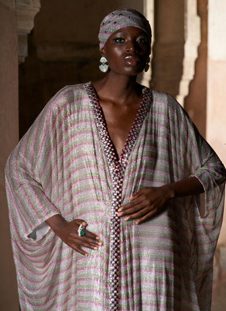 Pink osira seher kaftan