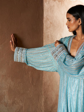 Blue sadeem seher co-ord set