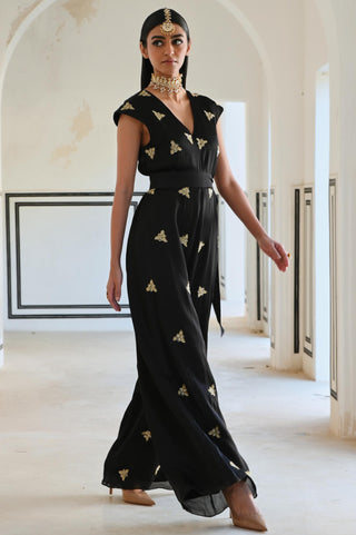 Black rahi jumpsuit