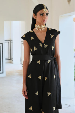 Black rahi jumpsuit
