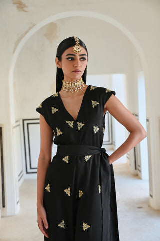 Black rahi jumpsuit