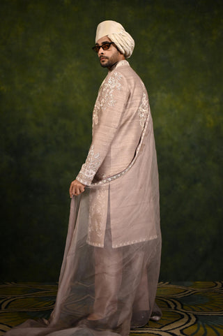 Pink Sherwani Set for Indian Wedding - Turkish Rose Edit by Rachit Khanna