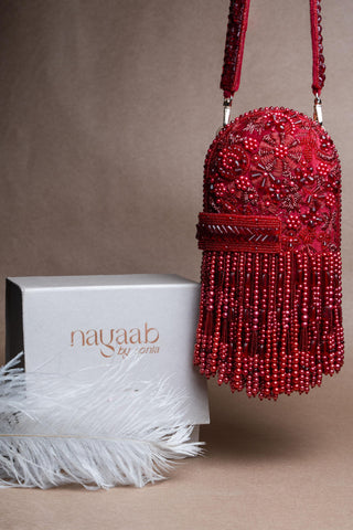 Red damsel bag