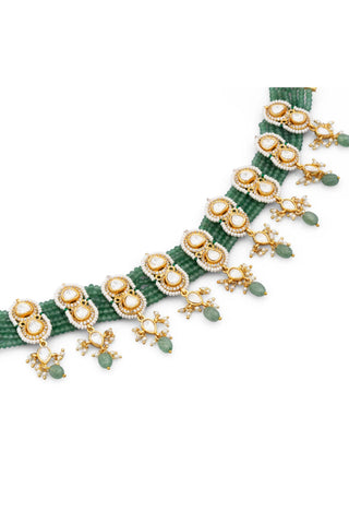 Choker Set for Indian Weddings – Green Devika by Amraani
