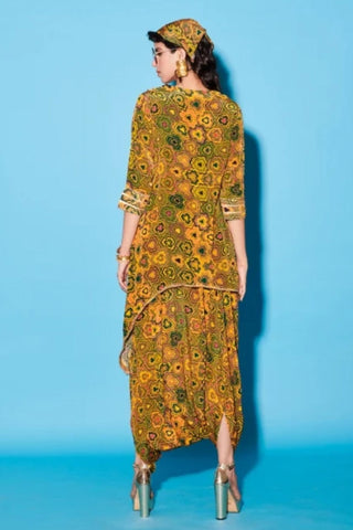 Kurta with Dhoti Set for Indian Wedding – Multicolor Melody Cultures by Label Esha Amin