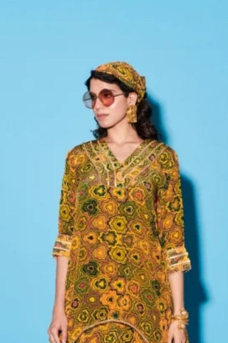 Kurta with Dhoti Set for Indian Wedding – Multicolor Melody Cultures by Label Esha Amin
