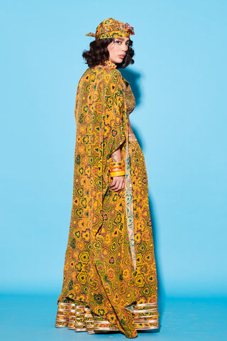 Lehenga Set for Indian Wedding – Yellow Melody Cultures by Label Esha Amin