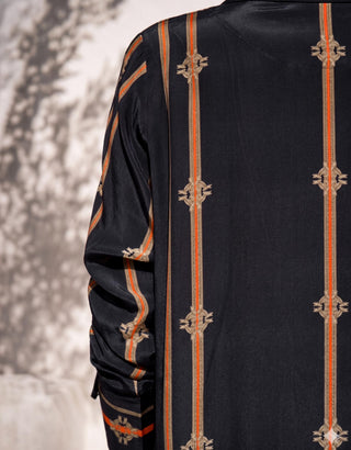 Co-ord Set Contemporary Wear - Black Ember Line by Nautanky