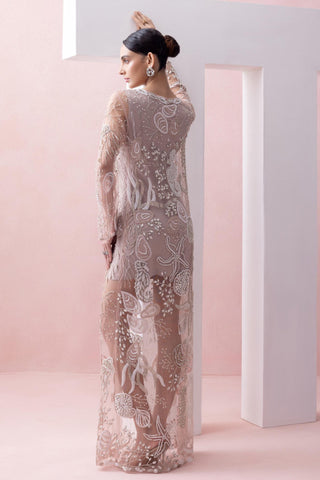 Pink reverie-festive slip dress