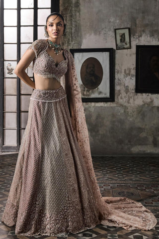 Multicolor oraan lehenga set