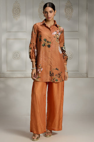 Orange shirt tunic