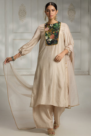 Ivory tunic set