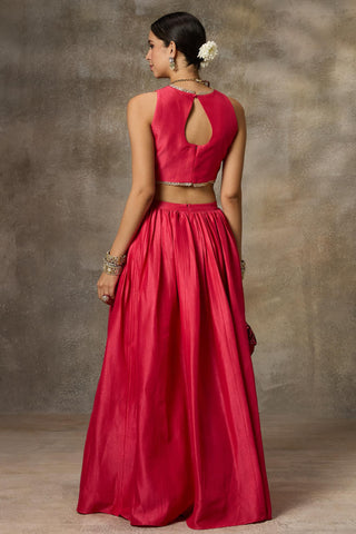 Pink top with skirt