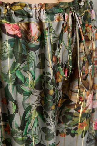 Blue shirt styled tunic set