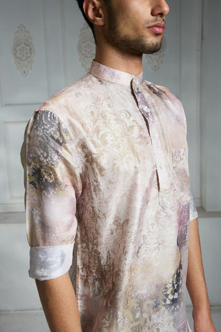 Ivory printed shirt