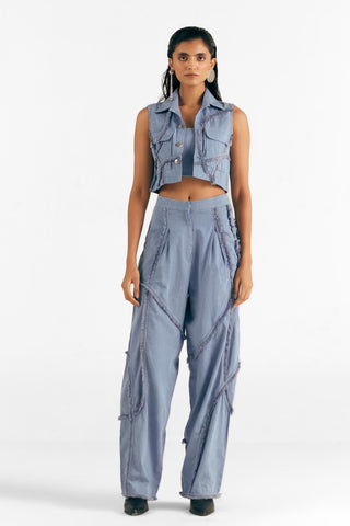 Co-ord Set Urban Wear - Blue Denim Set by Essé