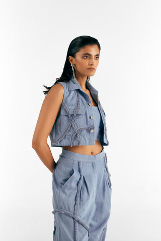 Co-ord Set Urban Wear - Blue Denim Set by Essé