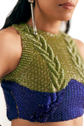 Knit Blouse Modern Knit - Multicolor Blouse by Essé